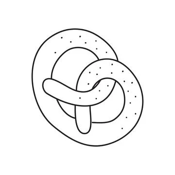 Vector stock illustration with single object: food, hand drawn, doodle style. Stock Illustration