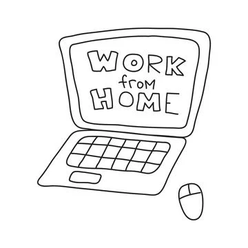 Vector stock illustration with single object, hand drawn, doodle style. Stock Illustration