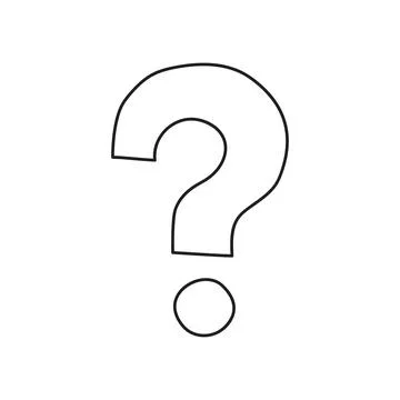 Vector stock illustration with single object, hand drawn, doodle style. Stock Illustration