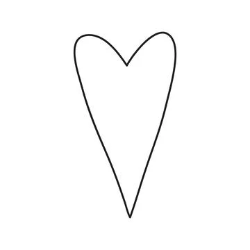 Vector stock illustration with single object, hand drawn, doodle style. Stock Illustration