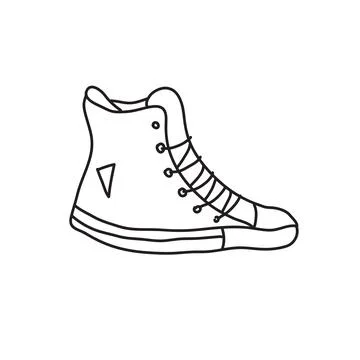 Vector stock illustration with single object, hand drawn, doodle style. Stock Illustration