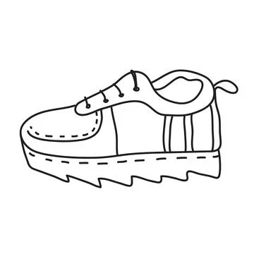 Vector stock illustration with single object, hand drawn, doodle style. Stock Illustration