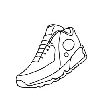 Vector stock illustration with single object, hand drawn, doodle style. Stock Illustration