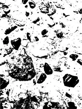 Vector stone texture. Illustration witn sea stones Stock Illustration