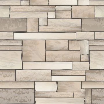 Vector stone wall Stock Illustration