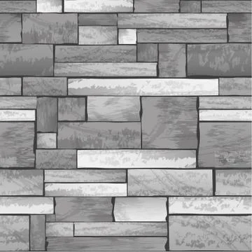 Vector stone wall Stock Illustration