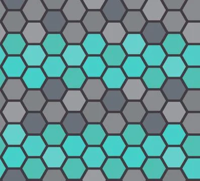 Vector stones floor tile seamless pattern Illustrazione stock