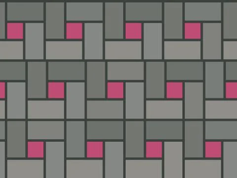 Vector stones floor tile seamless pattern イラスト素材