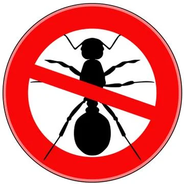 Vector stop insects Stock Illustration