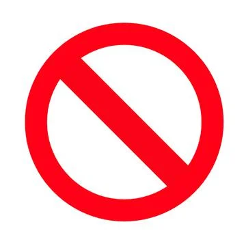 Vector stop sign icon. stop sign, red warning - isolated on white background Photos