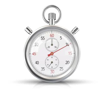 Vector Stopwatch. Stock Illustration