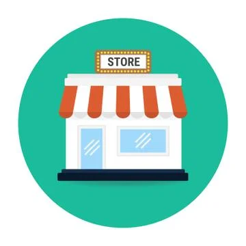 Vector store icon Illustrazione stock