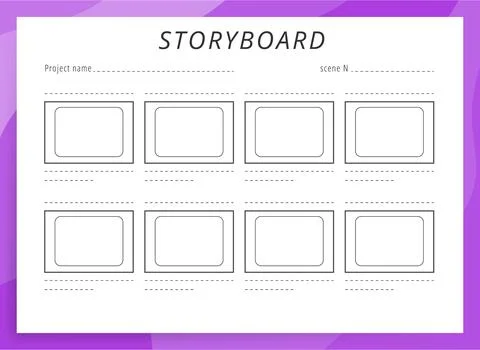 Vector Storyboard Background Stock Illustration