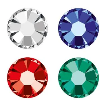 Vector strass set Stock Illustration