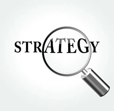 Vector strategy concept illustration Stock Illustration