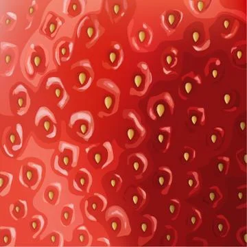 Vector strawberry texture Stock Illustration