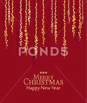 Vector string lights Stock Illustration