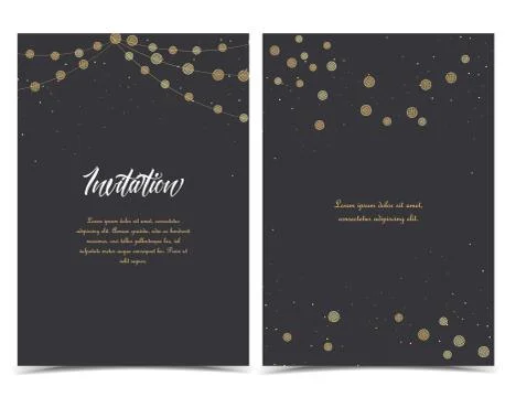 Vector string lights Stock Illustration