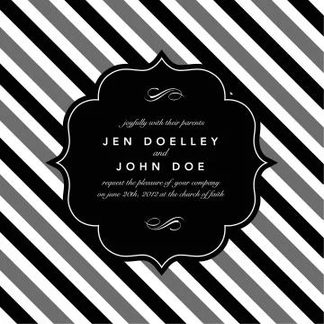 Vector stripe pattern and cute frame Иллюстрация