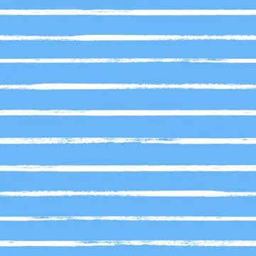 Vector stripe pattern. Blue white brush background Illustrazione stock
