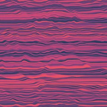 Vector striped background. Abstract color waves. Sound wave oscillation. Funk Illustrazione stock