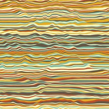 Vector striped background. Abstract color waves. Sound wave oscillation. Funk Illustrazione stock