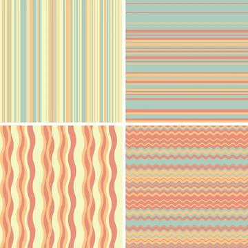 Vector striped background created for wrapping paper, fabric production, post Stock Illustration