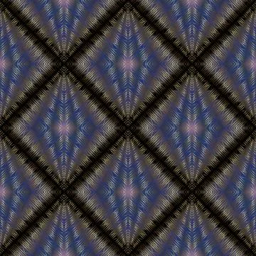 Vector striped lattice 3d seamless pattern. Surface geometric bl 库存插图
