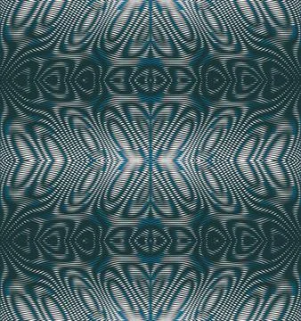 Vector striped ornamental abstract texture from lines in trendy gray colors. Stock Illustration
