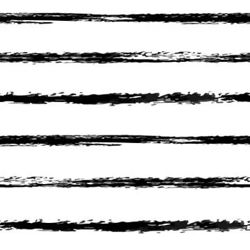 Vector Stripes Pattern Black on White Stock Illustration