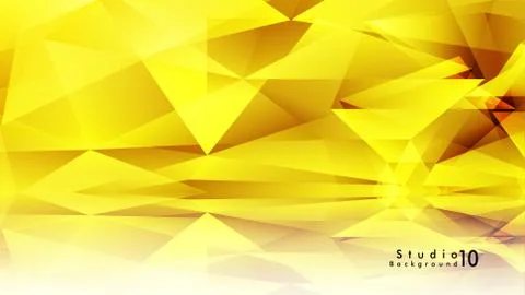 Vector studio background. abstract triangles with colorful gradients and back Stock Illustration