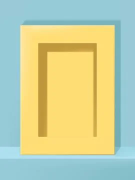 Vector Studio Shot Product Display Light Box Frame Background Stock Illustration