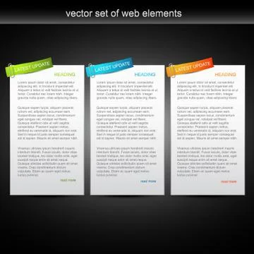 Vector style banner Stock-Illustration