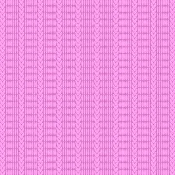 Vector Stylish Knit. Pink Knitted Texture. Woolen Pullover Canvas Print. Wint Ilustración de archivo