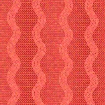 Vector Stylish Knit. Red Knitted Texture. Woolen Pullover Canvas Print. Winte Ilustración de archivo