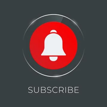 Vector Subscribe red button design Stock Illustration