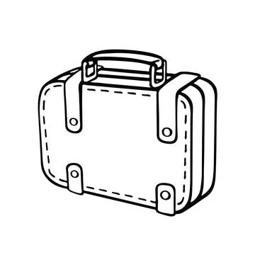 Vector suitcase, bag or backpack for travel. Various types of hand luggage,.. Stock Illustration