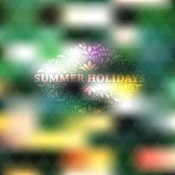Vector summer background Illustrazione stock