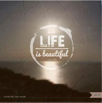 Vector summer background Stock Illustration