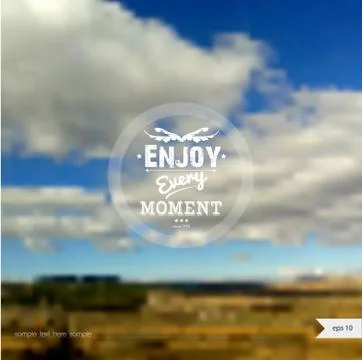 Vector summer background Stock Illustration