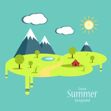 Vector summer design Stock Illustration