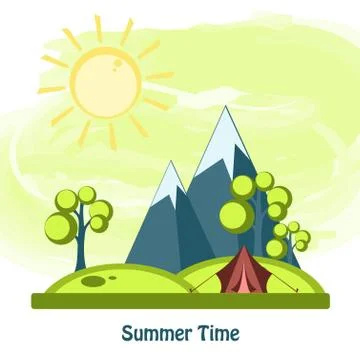 Vector summer design Stock Illustration