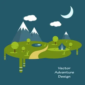 Vector summer design Stock Illustration