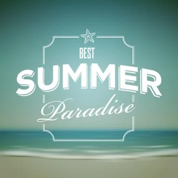 Vector summer design Stock Illustration