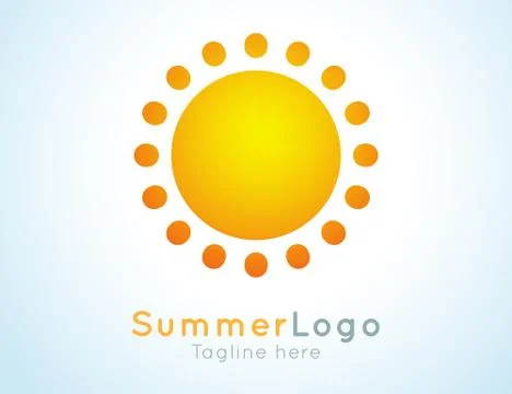 Vector summer logo label. Summer icon Stock Illustration