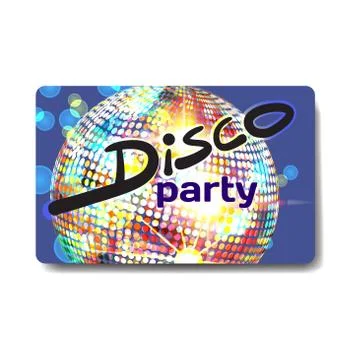 Vector summer party flyer disco style. Night beach, dj with soun Stock Illustration