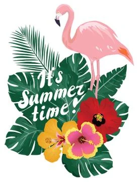 Vector Summer Time Illustrazione stock
