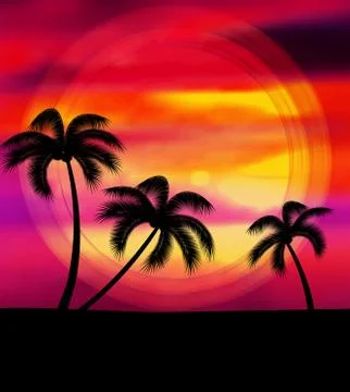 Vector summer vacation Stock Illustration