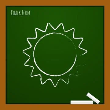 Vector sun icon. Eps10 Ilustración de archivo