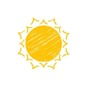 Vector sun Icon Stock Illustration